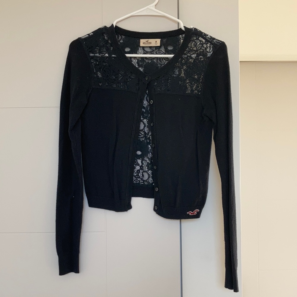 Navy cardigan
